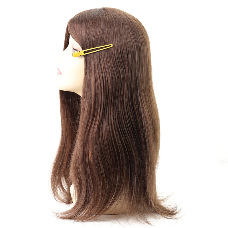 Classic Brown Silk Top Jewish Wig virgin human hair European hair YR0017
